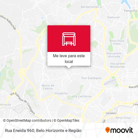 Rua Eneida 960 mapa