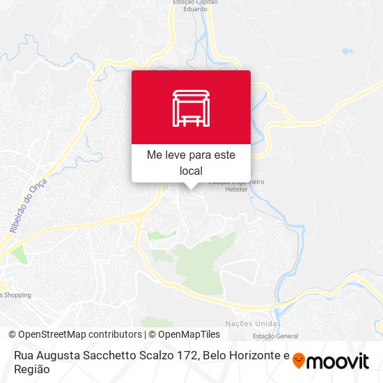 Rua Augusta Sacchetto Scalzo 172 mapa