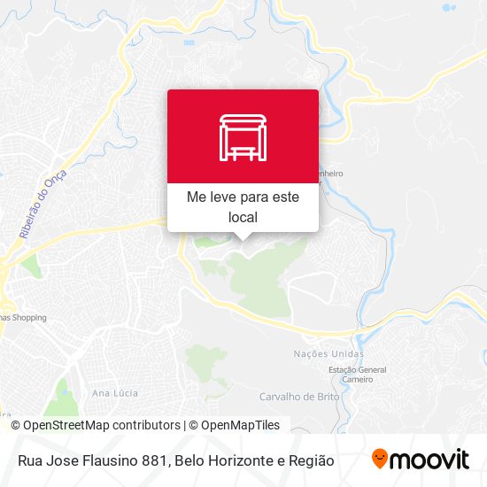 Rua Jose Flausino 881 mapa