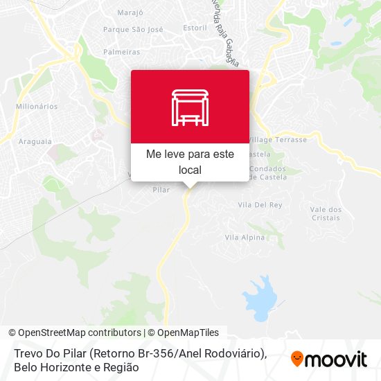 Trevo Do Pilar (Retorno Br-356 / Anel Rodoviário) mapa