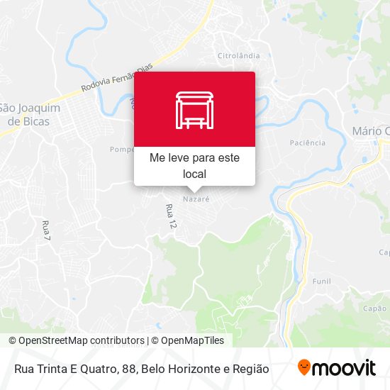 Rua Trinta E Quatro, 88 mapa