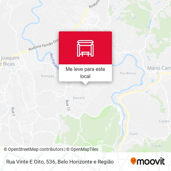 Rua Vinte E Oito, 536 mapa