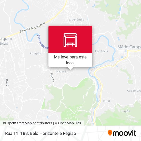 Rua 11, 188 mapa