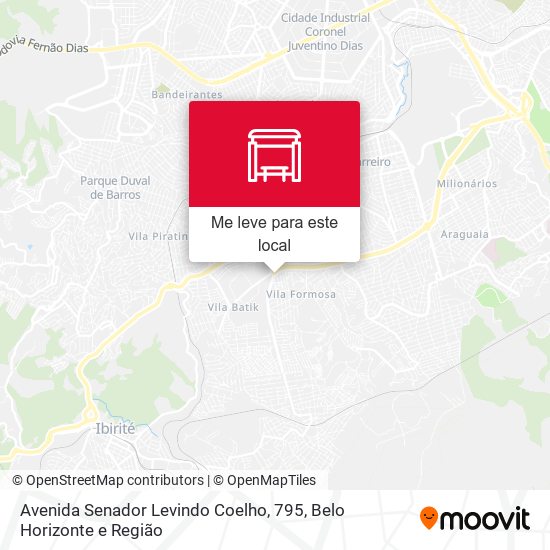 Avenida Senador Levindo Coelho, 795 mapa