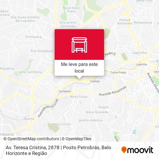 Av. Teresa Cristina, 2878 | Posto Petrobrás mapa