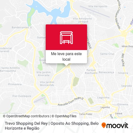 Trevo Shopping Del Rey | Oposto Ao Shopping mapa