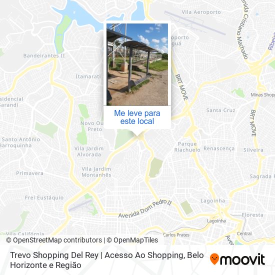 Trevo Shopping Del Rey | Acesso Ao Shopping mapa