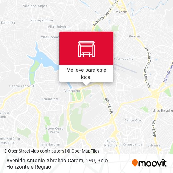 Avenida Antonio Abrahão Caram, 590 mapa