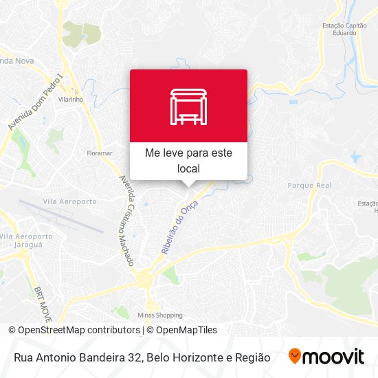 Rua Antonio Bandeira 32 mapa