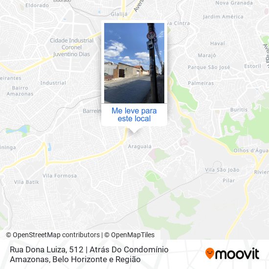 Rua Dona Luiza, 512 | Atrás Do Condomínio Amazonas mapa