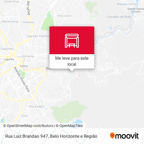 Rua Luiz Brandao 947 mapa