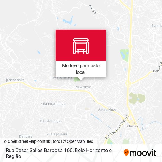 Rua Cesar Salles Barbosa 160 mapa