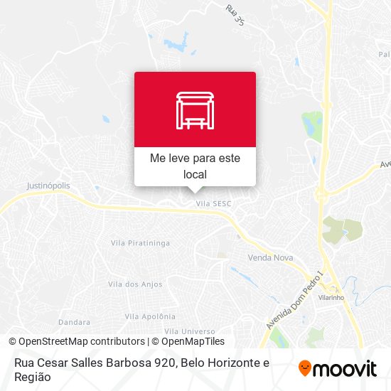 Rua Cesar Salles Barbosa 920 mapa