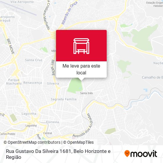 Rua Gustavo Da Silveira 1681 mapa