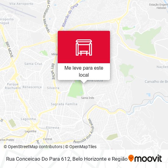 Rua Conceicao Do Para 612 mapa