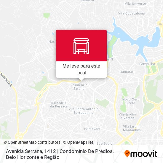 Avenida Serrana, 1412 | Condomínio De Prédios mapa