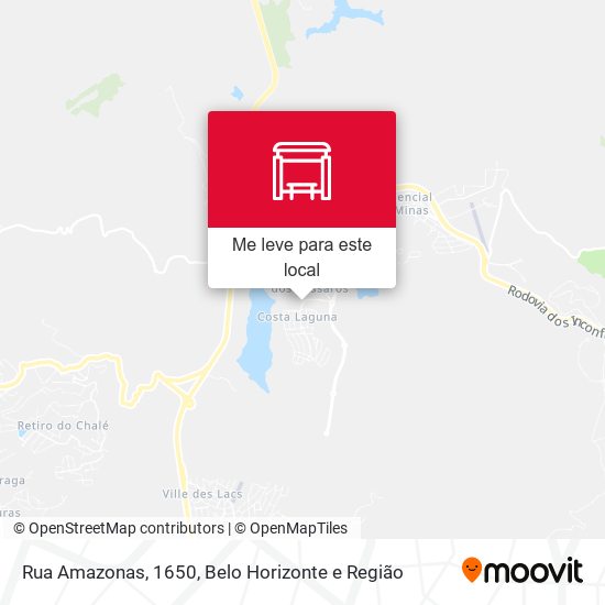 Rua Amazonas, 1650 mapa