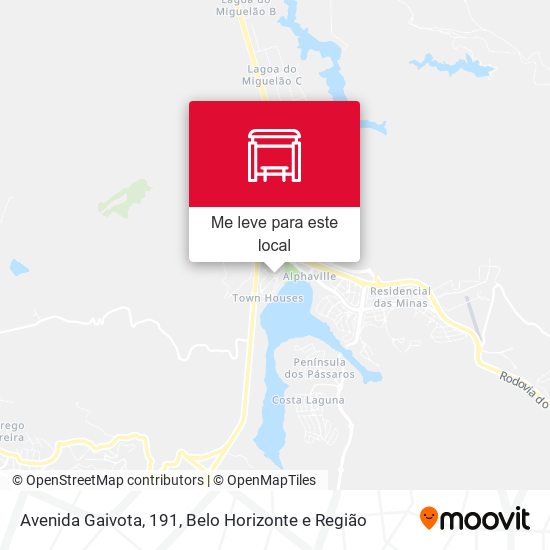 Avenida Gaivota, 191 mapa
