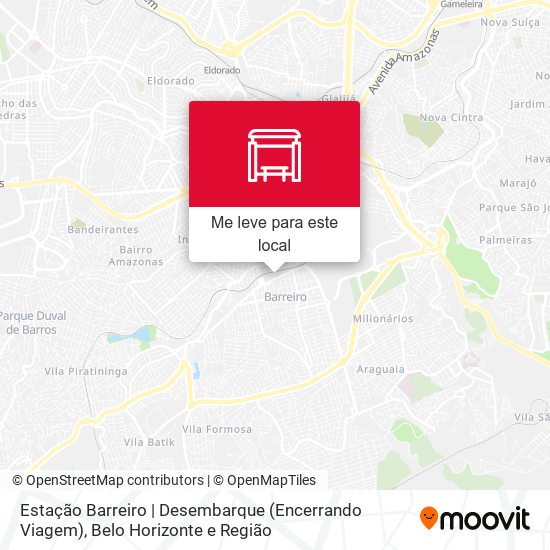 Estação Barreiro | Desembarque (Encerrando Viagem) mapa