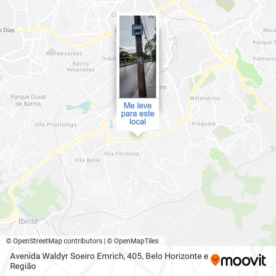 Avenida Waldyr Soeiro Emrich, 405 mapa