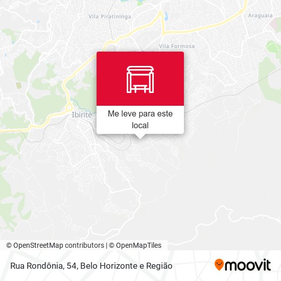 Rua Rondônia, 54 mapa