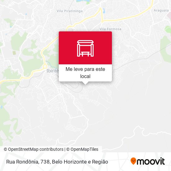 Rua Rondônia, 738 mapa
