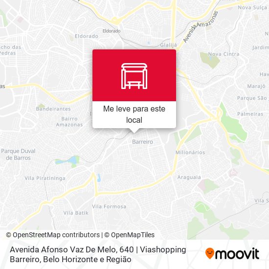 Avenida Afonso Vaz De Melo, 640 | Viashopping Barreiro mapa