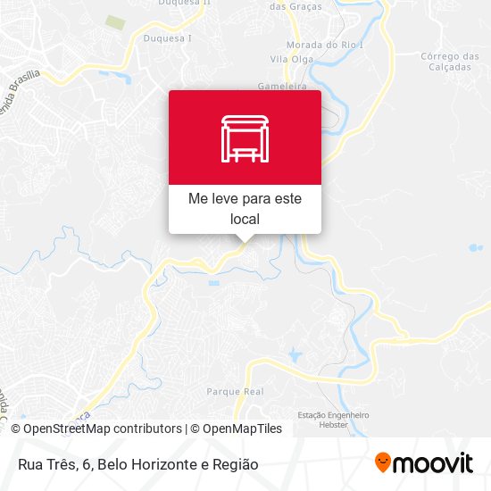 Rua Três, 6 mapa