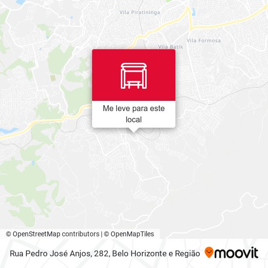 Rua Pedro José Anjos, 282 mapa