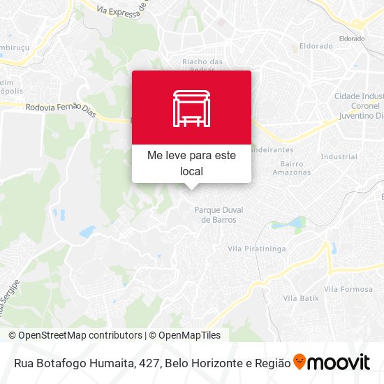 Rua Botafogo Humaita, 427 mapa