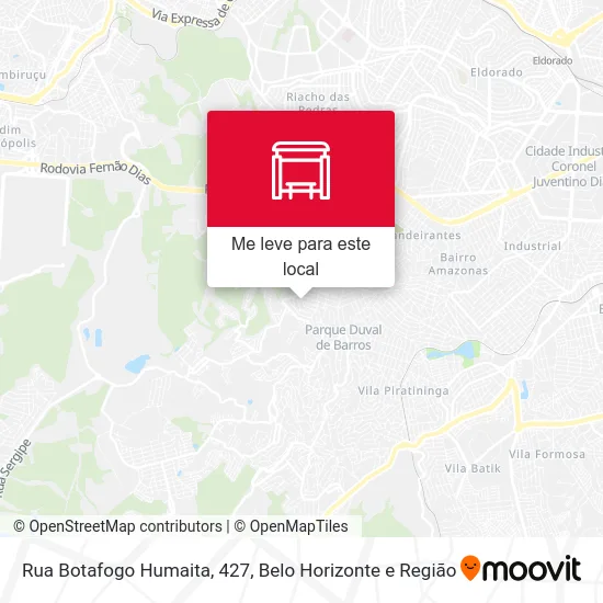 Rua Botafogo Humaita, 427 mapa