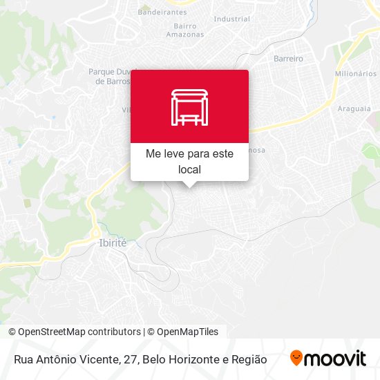 Rua Antônio Vicente, 27 mapa