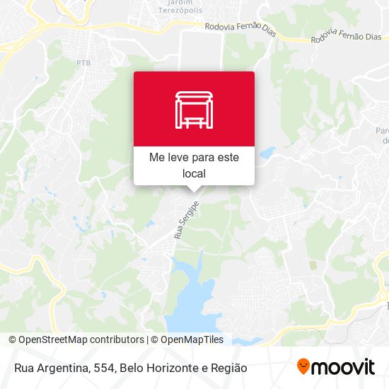 Rua Argentina, 554 mapa