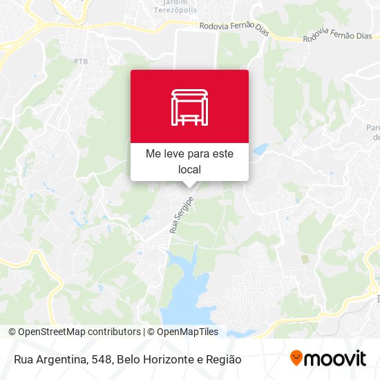 Rua Argentina, 548 mapa