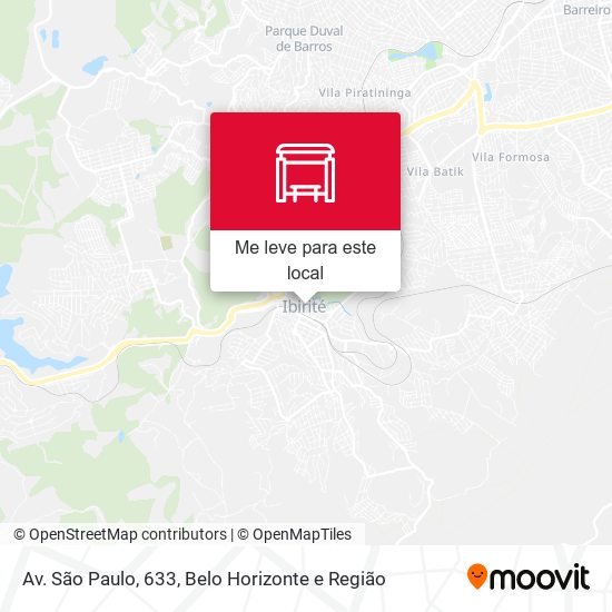Av. São Paulo, 633 mapa