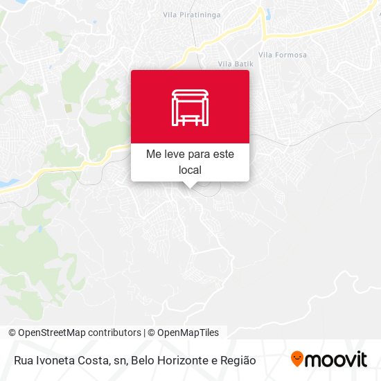 Rua Ivoneta Costa, sn mapa