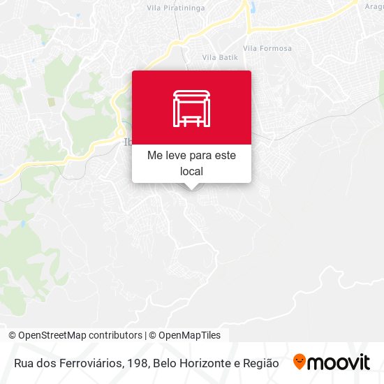 Rua dos Ferroviários, 198 mapa
