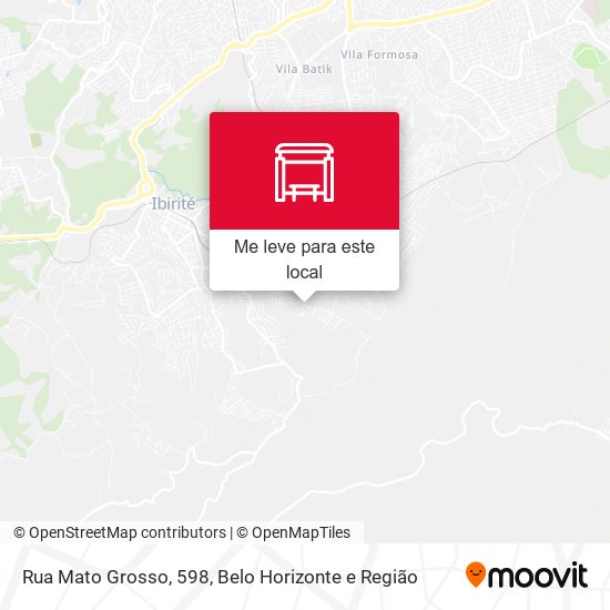 Rua Mato Grosso, 598 mapa