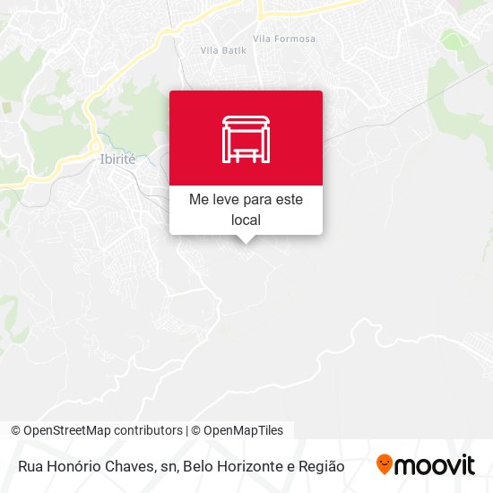 Rua Honório Chaves, sn mapa