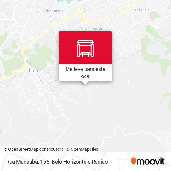 Rua Macaúba, 166 mapa