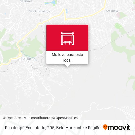 Rua do Ipê Encantado, 205 mapa