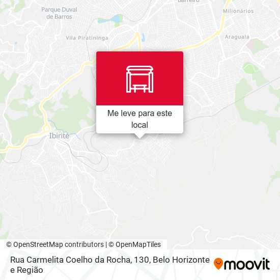 Rua Carmelita Coelho da Rocha, 130 mapa