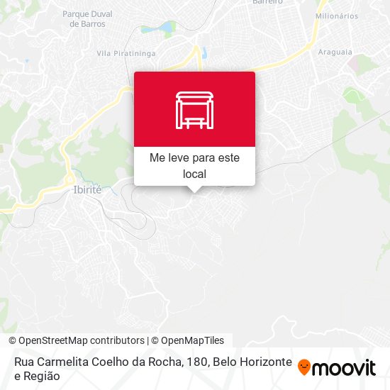 Rua Carmelita Coelho da Rocha, 180 mapa