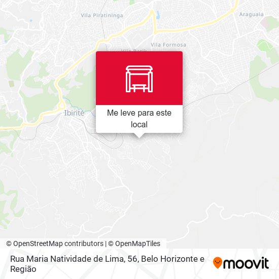 Rua Maria Natividade de Lima, 56 mapa