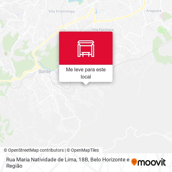 Rua Maria Natividade de Lima, 18B mapa