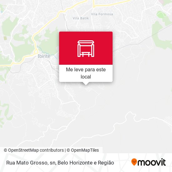 Rua Mato Grosso, sn mapa