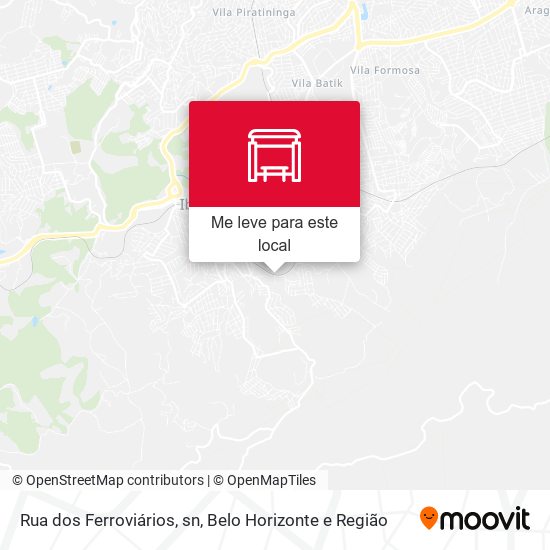 Rua dos Ferroviários, sn mapa