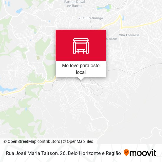 Rua José Maria Taitson, 26 mapa