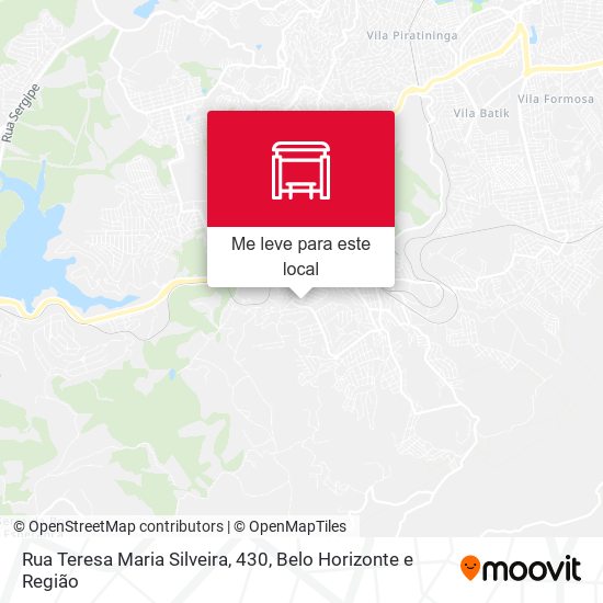 Rua Teresa Maria Silveira, 430 mapa