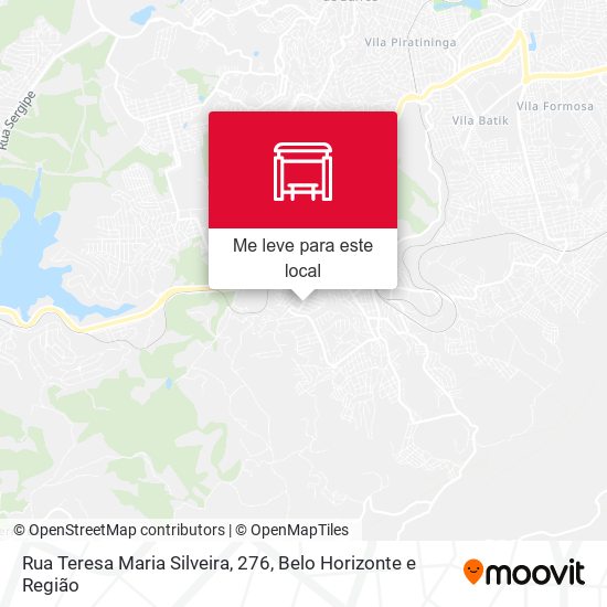 Rua Teresa Maria Silveira, 276 mapa